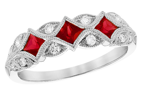 A318-30707: LDS WED RG .55 RUBY .70 TGW