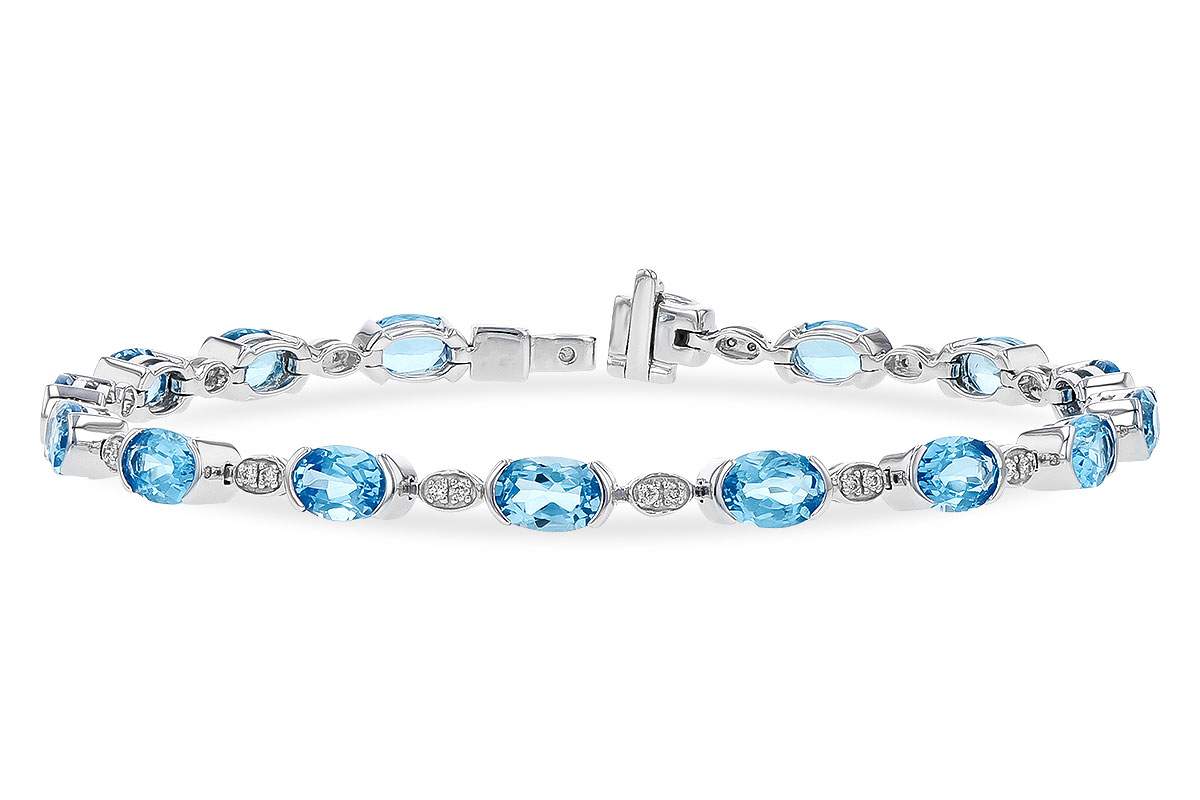 A319-18825: BRACELET 7.80 SWISS BLUE TOPAZ 7.96 TGW