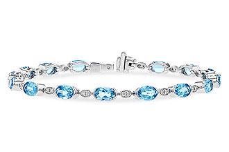 A319-18825: BRACELET 7.80 SWISS BLUE TOPAZ 7.96 TGW
