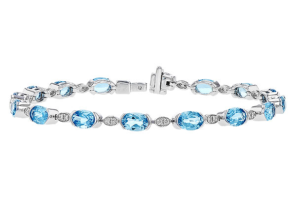 A319-18825: BRACELET 7.80 SWISS BLUE TOPAZ 7.96 TGW