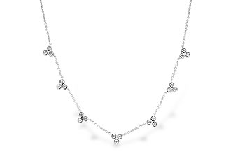 A319-19807: NECKLACE .36 TW (18")