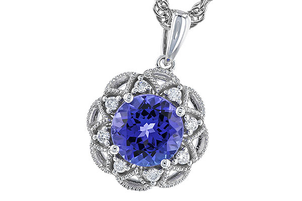 A319-21634: NECK 1.42 TANZANITE 1.50 TGW (7MM TANZ)
