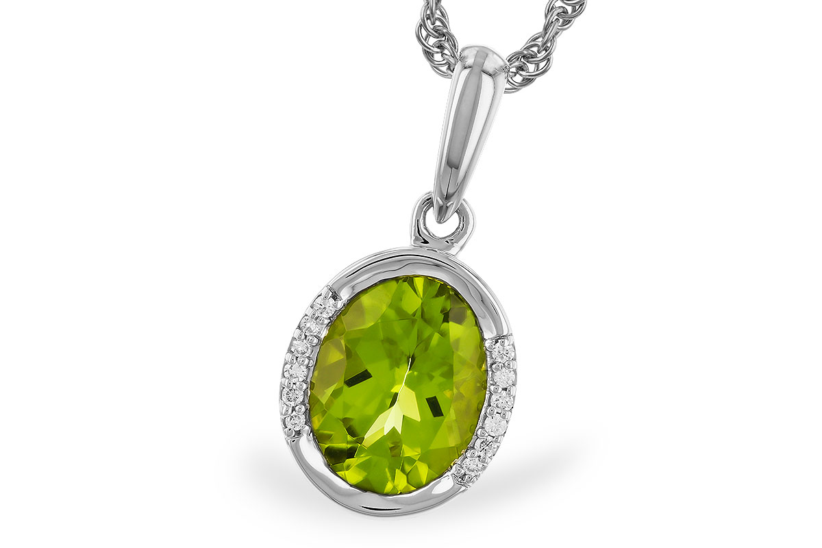 A319-22525: NECKLACE 1.72 TW PERIDOT 1.75 TGW (9x7 PER)