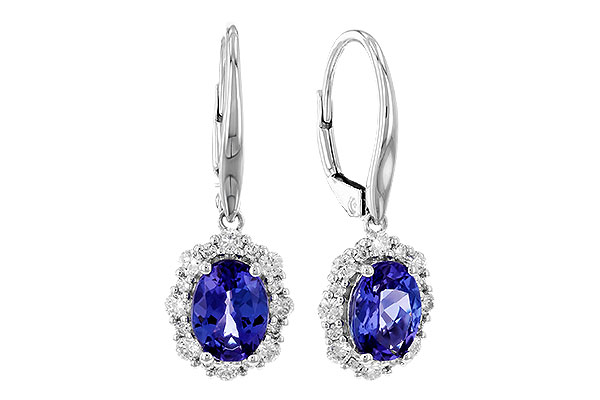 A319-23370: EARR 1.28 TW TANZANITE 1.72 TGW (7x5 OVAL)