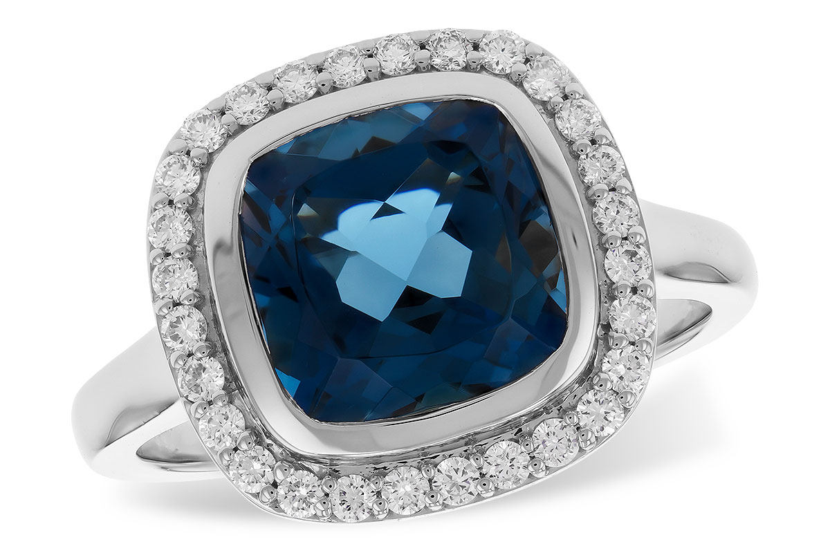 A319-25216: LDS RG 3.85 LONDON BLUE TOPAZ 4.15 TGW (9MM LBT)