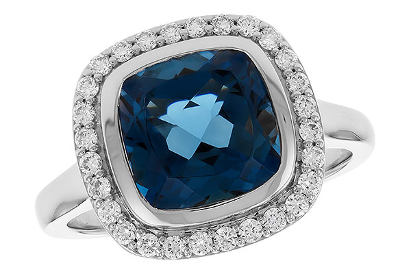 A319-25216: LDS RG 3.85 LONDON BLUE TOPAZ 4.15 TGW (9MM LBT)