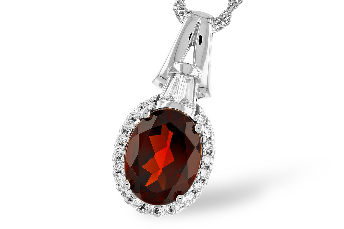A319-25225: NECK 1.82 GARNET 2.02 TGW (9x7MM GAR)