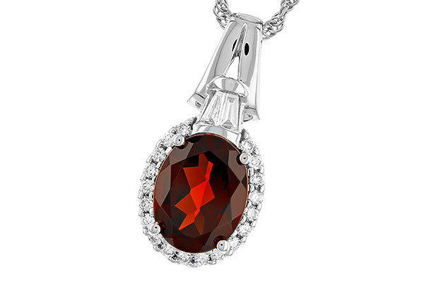 A319-25225: NECK 1.82 GARNET 2.02 TGW (9x7MM GAR)