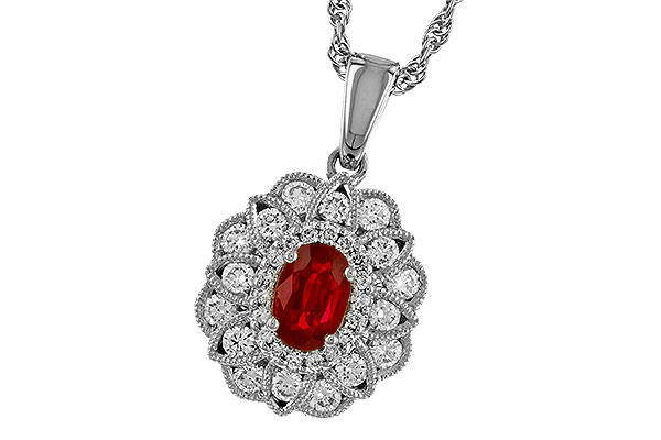 A319-26125: NECK .55 RUBY TW 1.07 TGW (6x4MM RUBY)