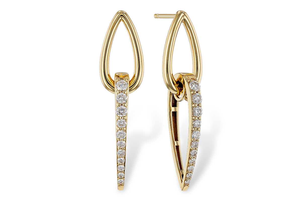 A320-10698: EARRINGS .75 TW