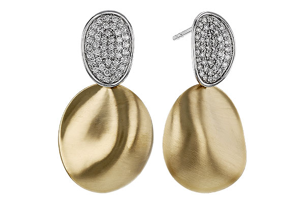 A320-10707: EARRINGS .38 TW