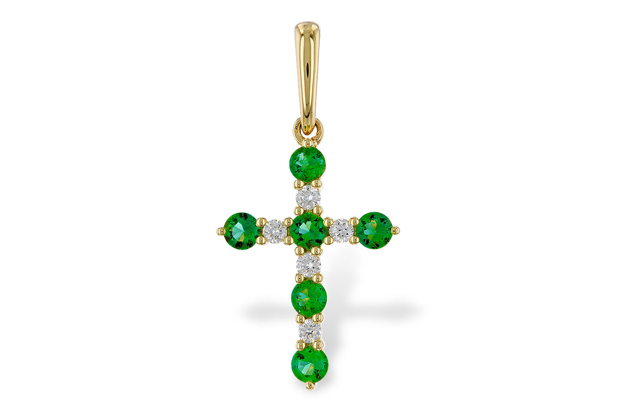 A320-11598: PENDANT .27 TW EMERALD .35 TGW