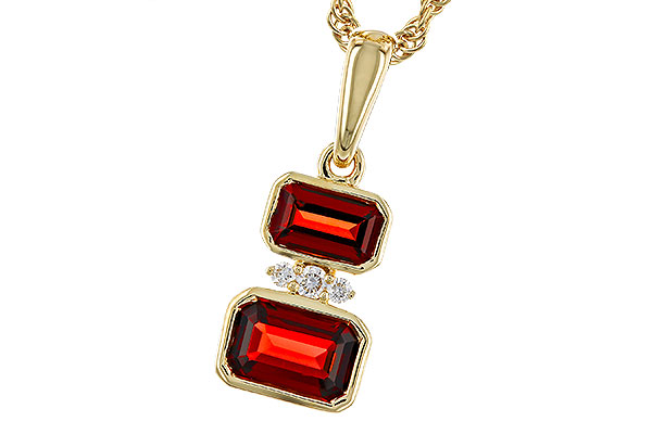 A320-11607: NECK .98 TW GARNET 1.01 TGW