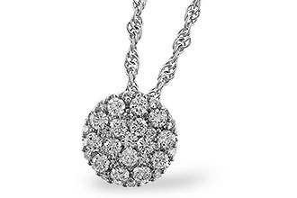 A320-12461: NECKLACE .25 TW