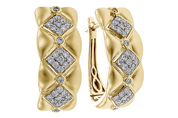 A320-13389: EARRINGS .75 TW