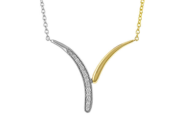 A320-14343: NECKLACE .12 TW (18")