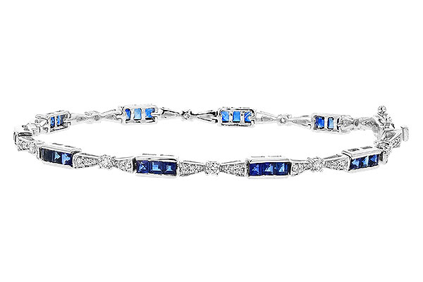 A320-15225: BRACELET 2.10 SAPPHIRE 2.75 TGW (7")