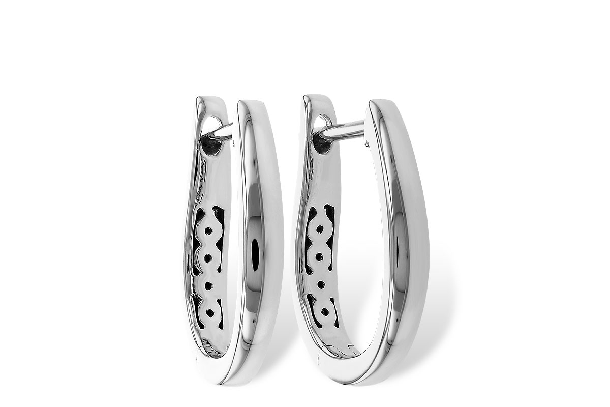 A320-15252: GOLD EARRINGS (15MM)