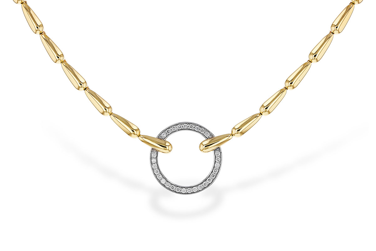 A320-17952: NECKLACE .33 TW (17")