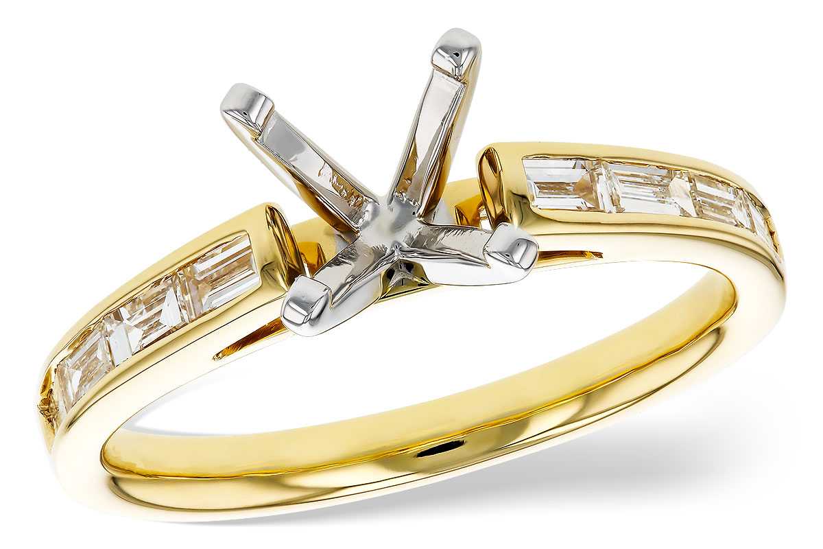 A321-00652: LDS SEMI DIA RG .38 TW BAGUETTES