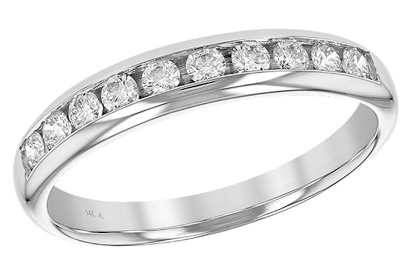 B138-33434: LDS WED RG .32 TW (10 STONES)