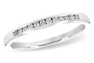 B233-80698: LDS WED RG .12 TW (12 STONES)