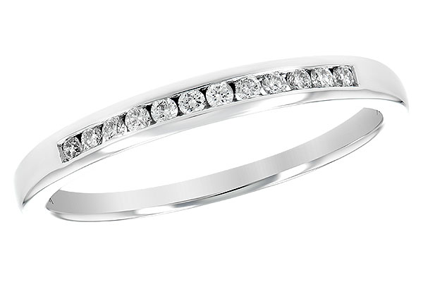 B233-80698: LDS WED RG .12 TW (12 STONES)