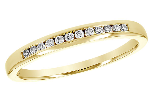B233-80698: LDS WED RG .12 TW (12 STONES)