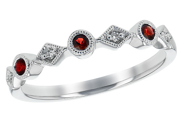 B234-64361: LDS WED RG .13 RUBY .16 TGW