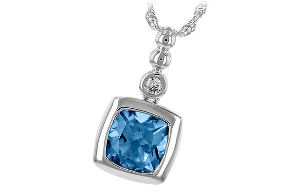 B234-68861: NECK 1.45 BLUE TOPAZ 1.49 TGW
