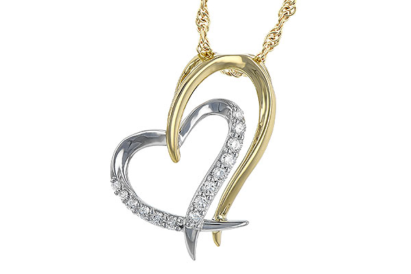 B235-57961: NECKLACE .15 TW