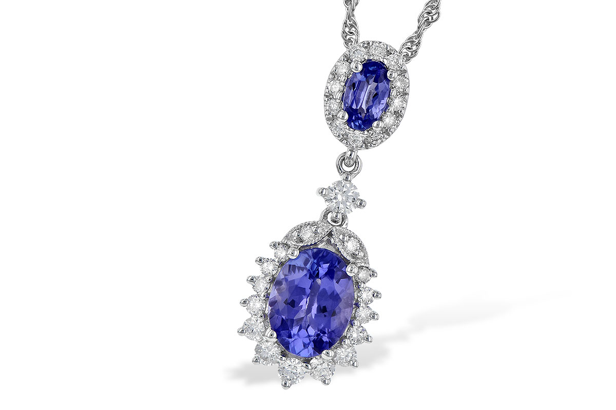 B235-60725: NECK 1.26 TW TANZANITE 1.60 TGW
