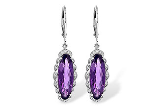 B235-62461: EARR 4.75 AMETHYST 4.90 TGW