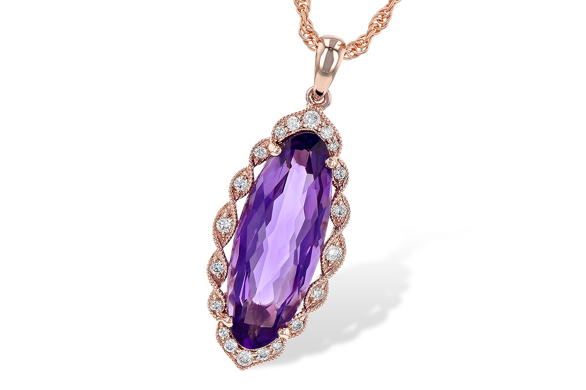 B235-62470: NECK 3.60 AMETHYST 3.74 TGW
