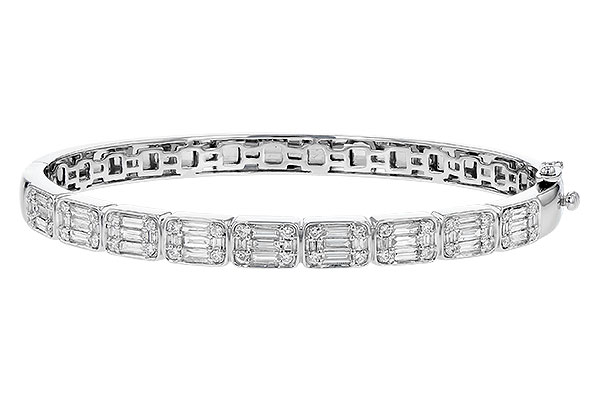 B318-30698: BANGLE 1.25 TW BAGUETTES