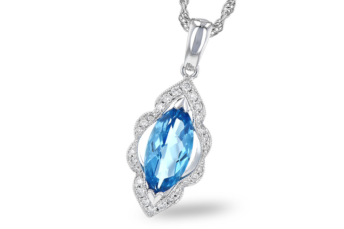 B318-34352: NECK 1.26 BLUE TOPAZ 1.37 TGW