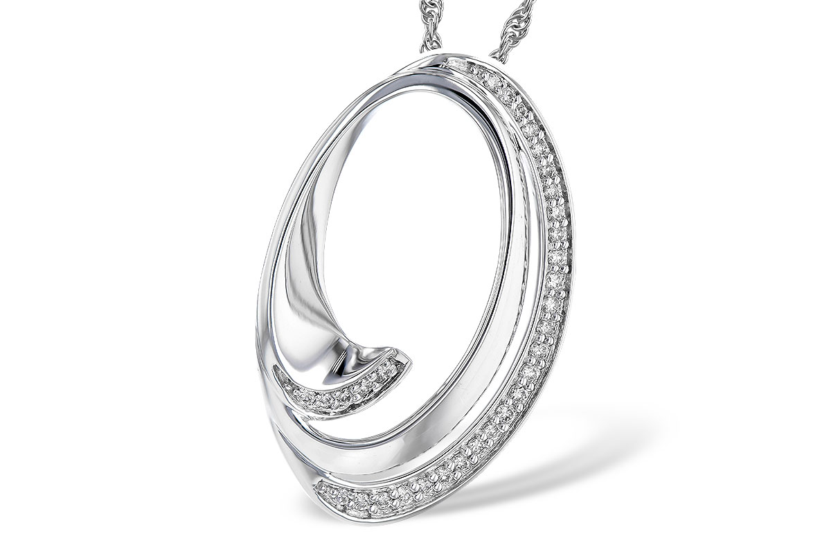 B318-35216: NECKLACE .14 TW