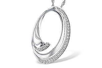 B318-35216: NECKLACE .14 TW
