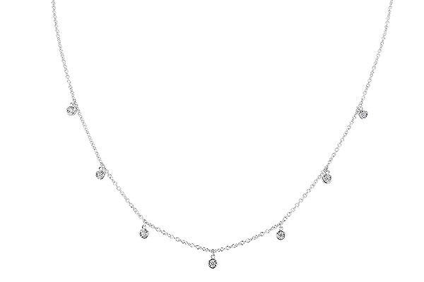 B319-19807: NECKLACE .12 TW (18")