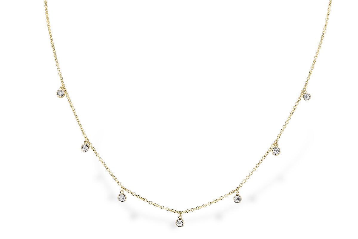 B319-19807: NECKLACE .12 TW (18")