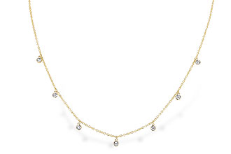 B319-19807: NECKLACE .12 TW (18")