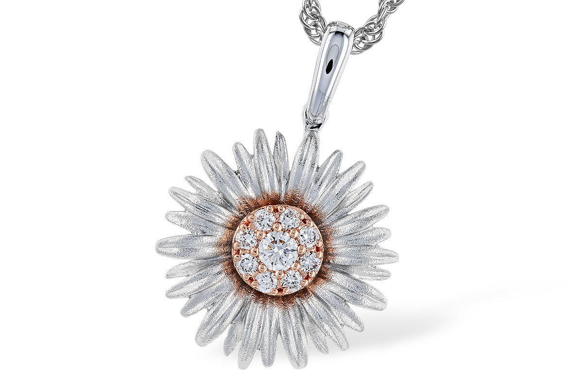 B319-21607: NECKLACE .10 TW