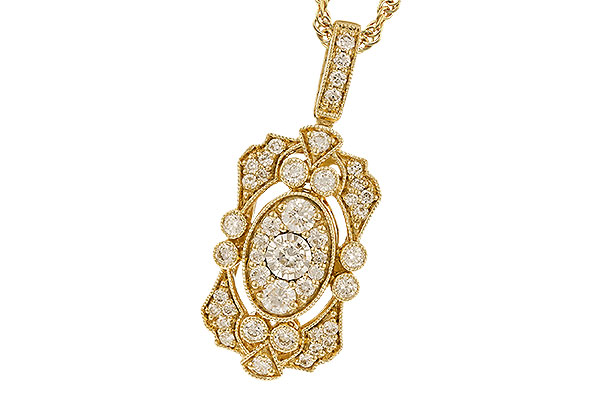 B319-23379: M318-33406 NECK IN ALL Y/G .50 TW