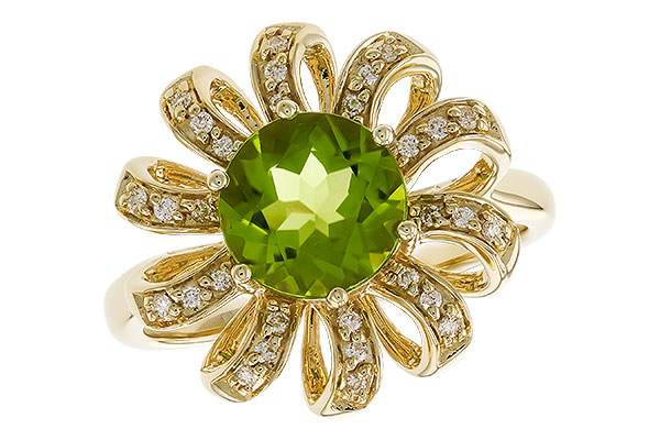 B319-23452: LDS RG 1.64 PERIDOT 1.75 TGW (8MM RD)