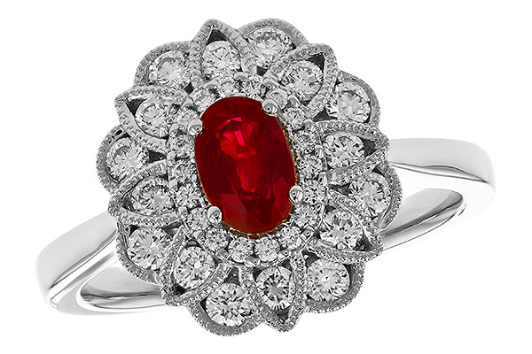 B319-26125: LDS RG .55 TW RUBY 1.07 TGW (6x4MM RUBY)