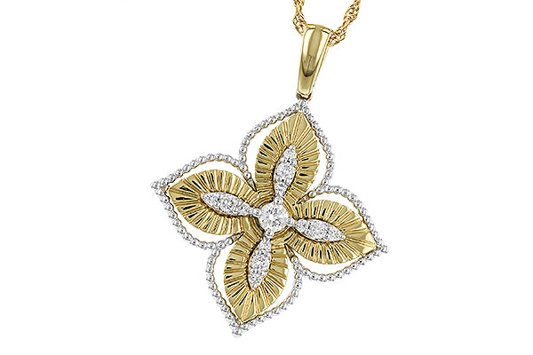 B319-27025: NECKLACE .24 TW