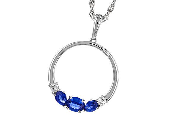 B320-11570: NECKLACE .81 SAPP .91 TGW