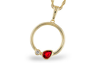 B320-11616: NECKLACE .24 RUBY .26 TGW
