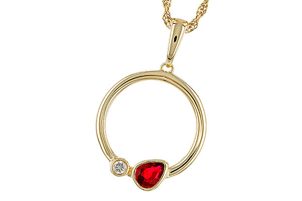 B320-11616: NECKLACE .24 RUBY .26 TGW