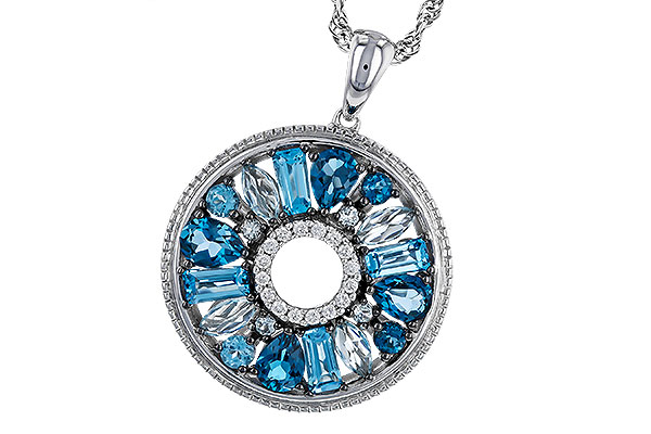 B320-13398: NECKLACE 1.67 BLUE TOPAZ 1.72 TGW